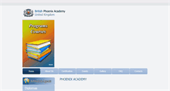 Desktop Screenshot of phoenixacademy.me.uk